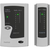 Hama - Netwerkkabeltester - Kabeltestapparaat - Zwart, Grijs - Voor 8p8c (RJ45), 6p6c of 6p4c