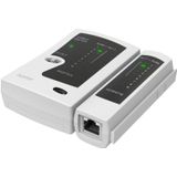 Hama - Netwerkkabeltester - Kabeltestapparaat - Zwart, Grijs - Voor 8p8c (RJ45), 6p6c of 6p4c