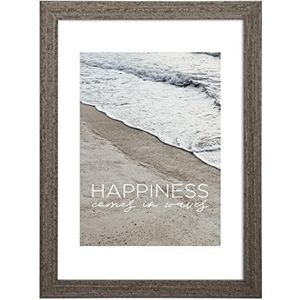 Hama Waves fotolijst, vezelplaat met gemiddelde dichtheid (MDF), taupe, normaal