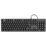 Hama - MKC-650 - Toetsenbord - Zwart - Bedraad - Extra Lange Kabel