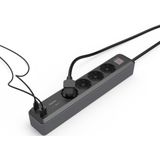 Hama 00223189 power strip with Schalter grey-black Schutzkontakt 1 pc(s)