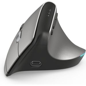 Hama - EMW-700 - Ergonomische Verticale Muis - Antraciet - Oplaadbaar - Multi Device
