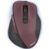 Hama Computermuis Optische 6-toetsen draadloze muis MW-500 Recharge met accu, ergonomische muis, draadloze muis, rood