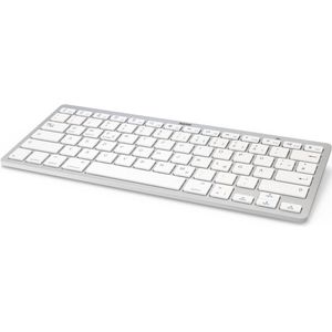 Hama KEY4ALL X510 toetsenbord Kantoor Bluetooth QWERTZ Duits Zilver, Wit