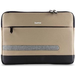 Hama 11 inch tablethoes (voor 11 inch tablet, bescherming, hoes, hoes, ritssluiting, extra zak) beige