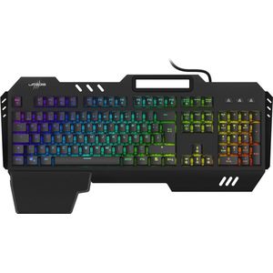 Hama Exodus 800 Mechanical toetsenbord USB QWERTZ Duits Zwart