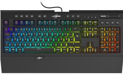Hama Exodus 900 Mechanical toetsenbord Gamen USB QWERTZ Duits Antraciet, Zwart