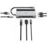 Hama - Connect2Mobile V2 - USB-C-hub - Zwart - Multiport met 7 Poorten