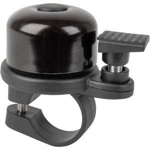 Hama Fietsbel AirBell® voor Apple AirTag (AirTag-houder, AirTag-bevestiging, AirTag-verstopplaats fiets, diefstalbeveiliging, tracking, 85 dB, 2,2 cm diameter) zwart