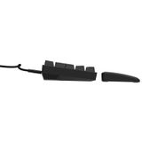 Hama Exodus 760 toetsenbord USB QWERTZ Duits Zwart