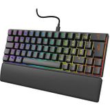 Hama Exodus 760 toetsenbord USB QWERTZ Duits Zwart