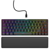Hama Exodus 760 toetsenbord USB QWERTZ Duits Zwart