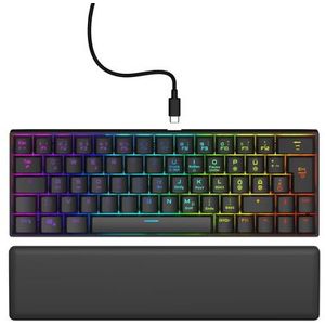 Hama Exodus 760 toetsenbord USB QWERTZ Duits Zwart