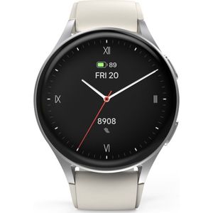 Hama Smartwatch "8900", GPS, AMOLED", telefoonfunctie, Alexa, rond, zilver