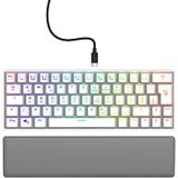 Hama Exodus 760 toetsenbord Gamen USB QWERTZ Duits Wit