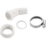 Xavax - Sifonaansluiting - Wit - Kunststof - Inclusief Afdichting en Slangklem
