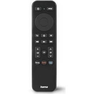 afstandsbediening, voor tv + knop Netflix, Prime Video, Disney+, programmeerbaar