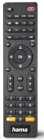 Universele Afstandsbediening - Zwart - Infrarood - Voor Meerdere Apparaten