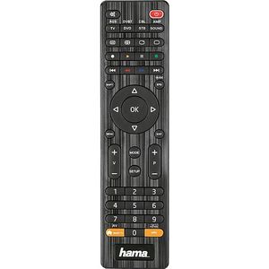 Hama Universele TV-Afstandsbediening voor 8 Apparaten met App-Toets Zwart