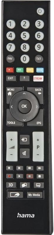 Universele Vervangende Infrarood-Afstandsbediening - Voor Grundig TV's - Lerende Functie - Lichtgevende Knoppen