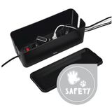 Hama - Maxi - Kabelbox - Zwart - FSC-gecertificeerd - Plasticvrij