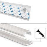 Kabelgoot - Universeel - Wit - FSC-gecertificeerd - Met 3M-kleefstrips