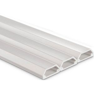 Kabelgoot - Universeel - Wit - FSC-gecertificeerd - Met 3M-kleefstrips