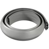 Hama Flexibele kabelgoot, zelfklevend, halfrond, 180 x 6 x 1 cm, PVC, grijs