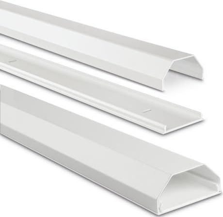 Hama 00220989 kabelbeheersysteem Universeel Kabelkanaal Wit 1 stuk(s)