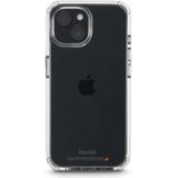 Hama Telefoonhoes ""Extreme Protect"" voor iPhone 15 Plus (Bumper D3O-gelicentieerd, schokbestendig, valbestendig en onbreekbaar, transparant iPhone-hoesje zonder vergelen, case voor inductief opladen)