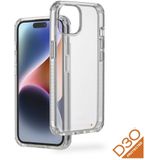 Hama Telefoonhoes ""Extreme Protect"" voor iPhone 15 Plus (Bumper D3O-gelicentieerd, schokbestendig, valbestendig en onbreekbaar, transparant iPhone-hoesje zonder vergelen, case voor inductief opladen)