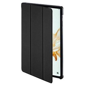 Hama Tablet Hülle „Fold Clear“ für Samsung Galaxy Tab S7/S8 11"" (Schutzhülle mit Tablet-Stand zum Klappen, Tablet Tasche für Auto-Schlaf/Wach, Samsung Tablet Hülle mit S-Pen Stifthalterung) schwarz