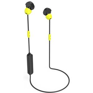 Hama Freedom Athletics II Headset Draadloos oorhaak, In-ear Oproepen/muziek Bluetooth Zwart, Geel