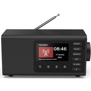 Hama - DR1001BT - Digitale Radio - Zwart - FM/DAB/DAB+