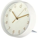 hama Wanduhr Madeira weiß Kunststoff, Ø 16,0 cm