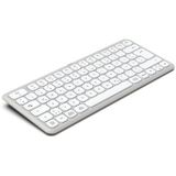 Hama - WK-500 Toetsenbord - Wit - Grijs - Draadloos met Multi-Device Verbinding