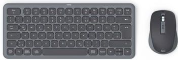 Hama - WKM-500 - Toetsenbord en Muis - Zwart - Draadloos - Multi-Device