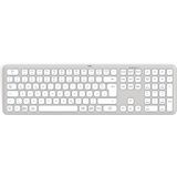 Hama - WK-550 Toetsenbord - Wit - Draadloos en Bluetooth - Multi-Device Verbinding