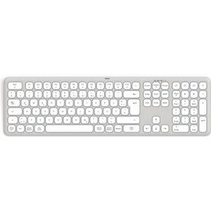 Hama - WK-550 Toetsenbord - Wit - Draadloos en Bluetooth - Multi-Device Verbinding