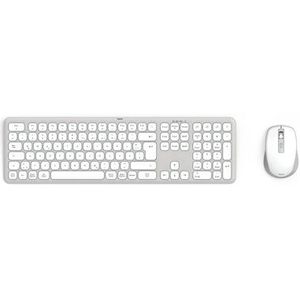 Hama - WK-550 Toetsenbord en Muis - Wit - Draadloos - Duits Lay-out
