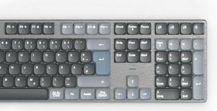 Hama - WK-800 - Toetsenbord - Grijs - Draadloos - Multi-Device