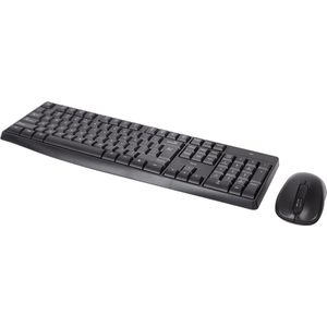 Hama - Wireless Toetsenbord en Muis - QWERTY - In Hoogte Verstelbaar - 12 Mediatoetsen