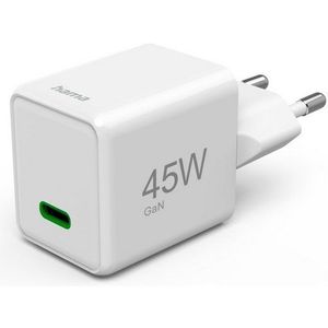 hama GaN-Ladeadapter weiß, 45 Watt