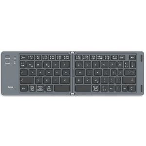 Hama Travel 450 QWERTZ Duits Bluetooth Zwart, Donkergrijs