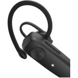 Bluetooth - Mono Headset - Zwart - Siliconen Oorkussens