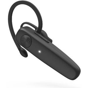 Bluetooth - Mono Headset - Zwart - Siliconen Oorkussens