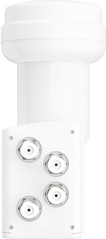 Hama - 00205377 - Universele Quad Lnb - Wit - Robuuste Weerbestendige Behuizing