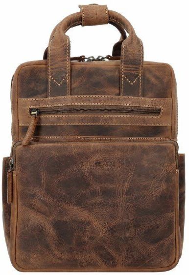Greenburry Vintage Dagrugzak Leer 31 cm  bruin