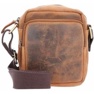 Greenburry Hoogwaardige handtas van nappaleer 25 cm brown