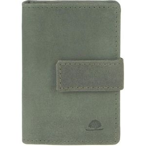 Greenburry - RFID creditcard wallet met moneyclip - green
